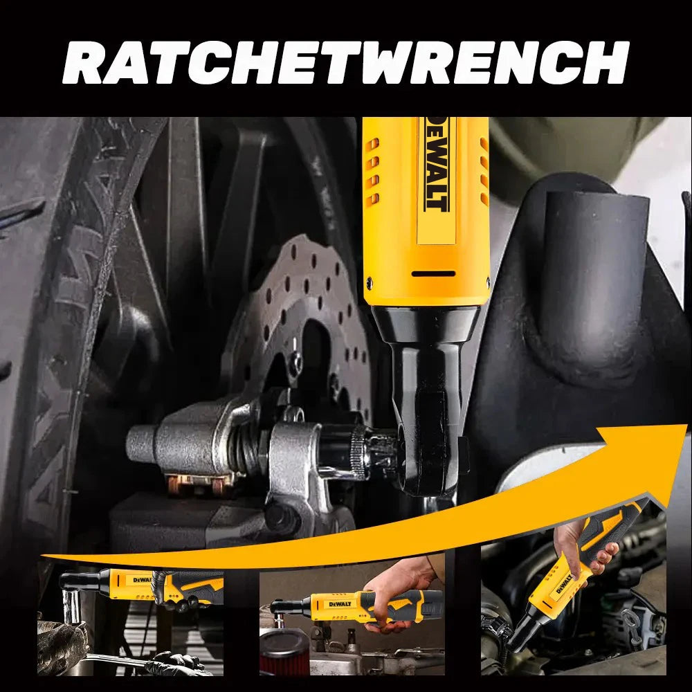 DEWALT 12V 3/8 rechargeable lithium battery wrench, stage construction, motorcycle maintenance, small household appliances.