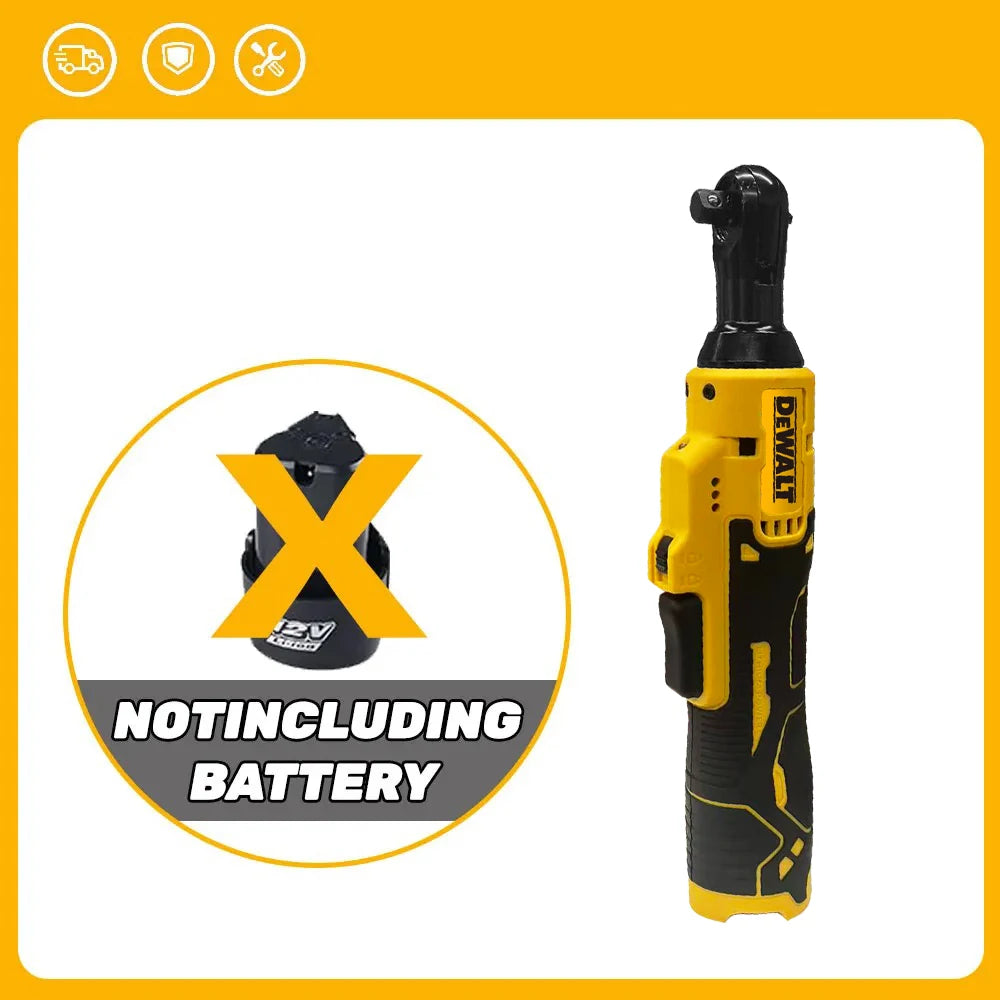 DEWALT 12V 3/8 rechargeable lithium battery wrench, stage construction, motorcycle maintenance, small household appliances.