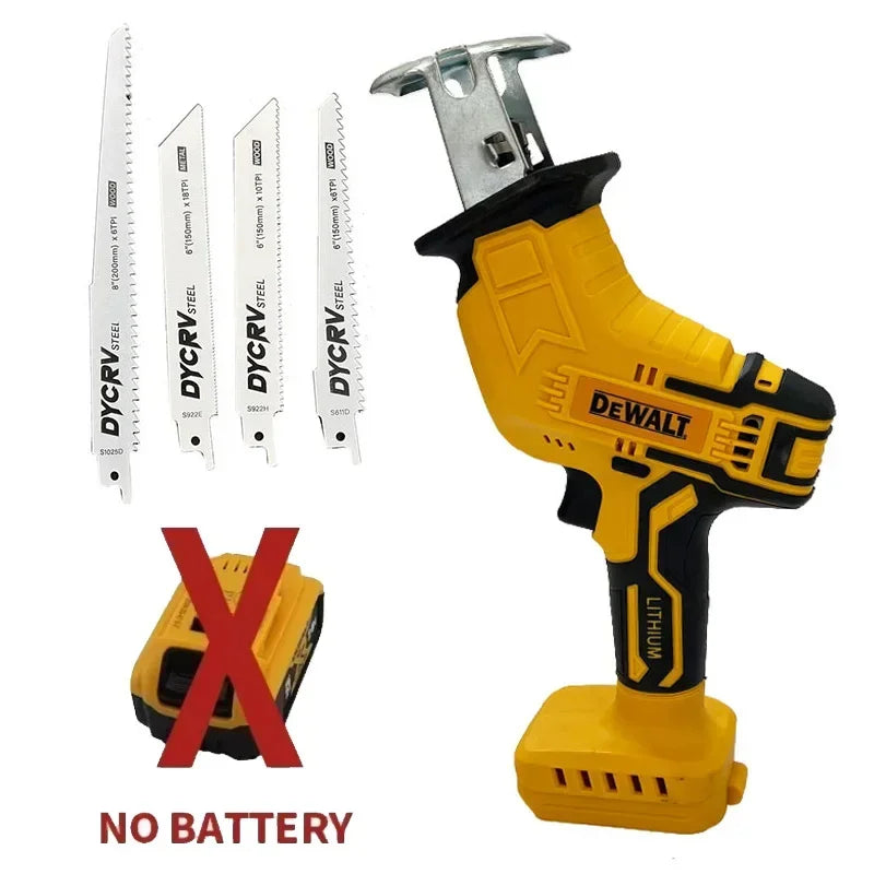 Dewalt 20V Brushless Electric Saw 2800RPM Cordless Reciprocating Saw Multifunctional Metal Wood Pipe Cutting Saw Power Tool