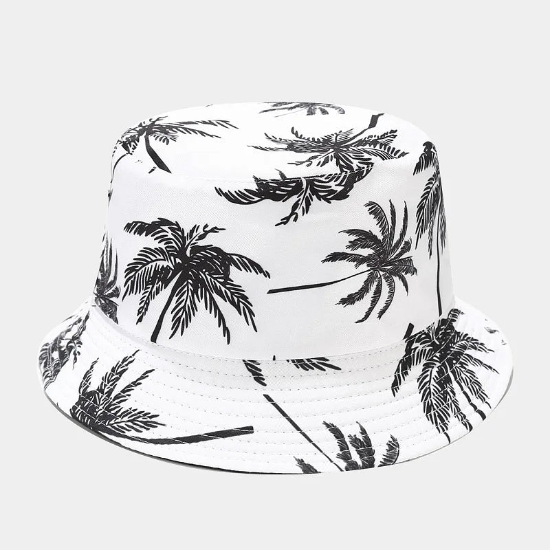 2024 Spring/Summer Suns-Protect Hat Bob Men’s Fashion Coco Print Bucket Hat Unisex Fisherman Hat Women’s Leisure Basin Cap